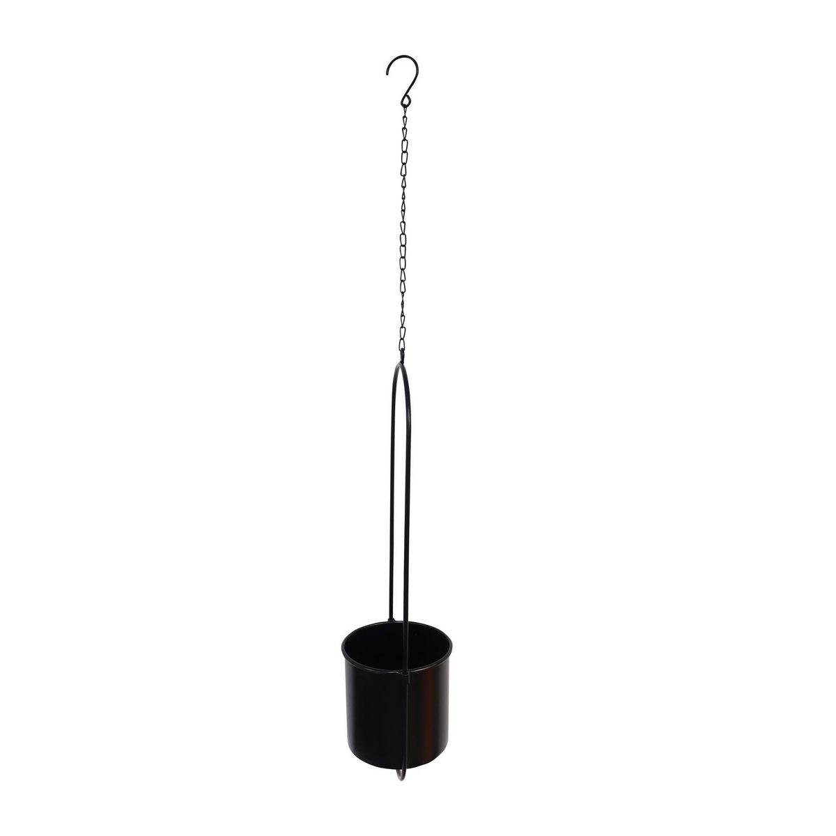JUST HOME COLLECTION - Portamacetero colgante negro 55 cm