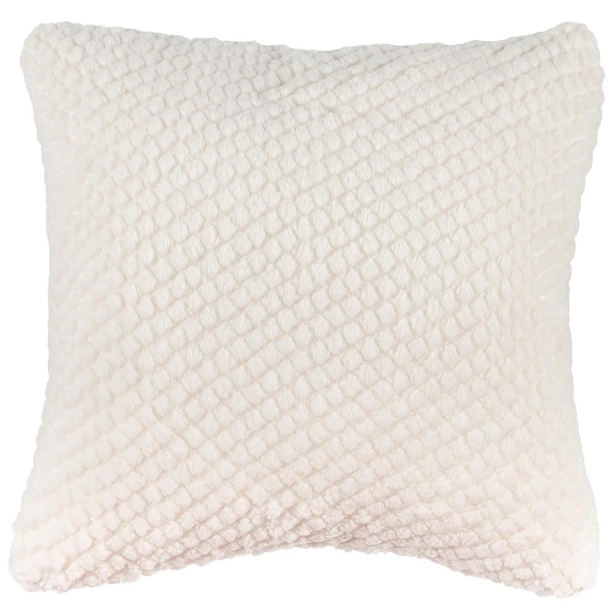 JUST HOME COLLECTION - Cojín flores 45x45 cm marfil