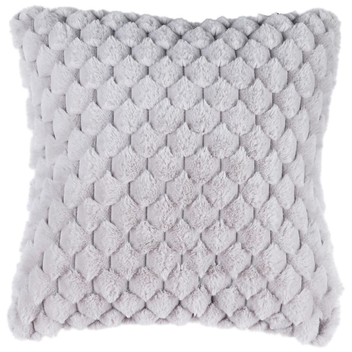 JUST HOME COLLECTION - Cojín flores 45x45 cm gris