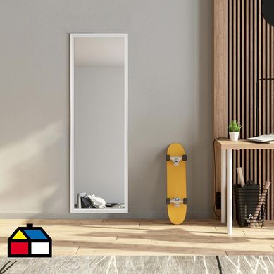 Espejo deco regulo 40x125 cm blanco