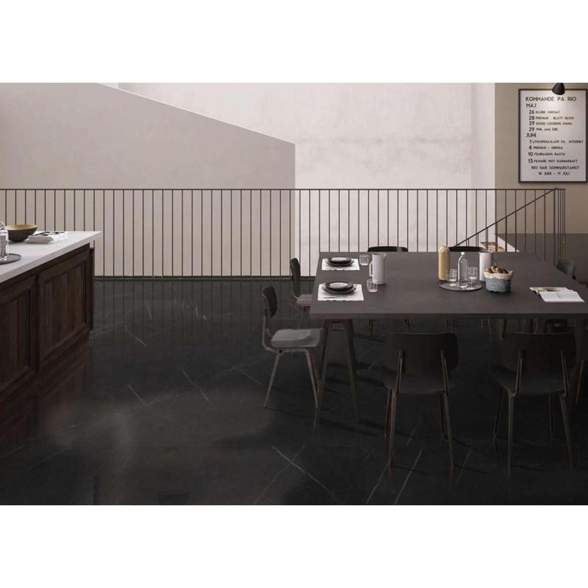 HALCON - Porcelanato 60x120 cm Colum Antracita 1.44 m2