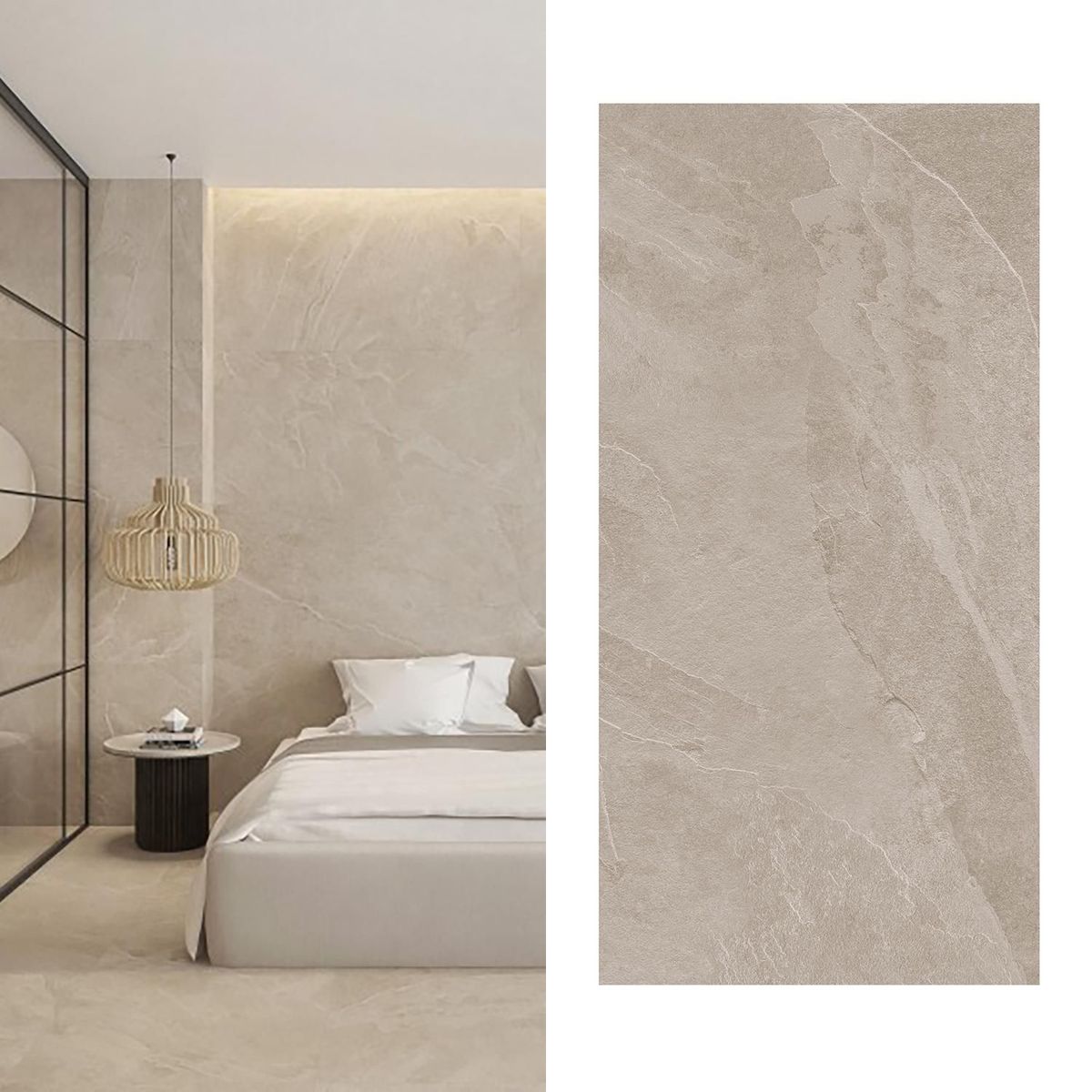 EMOTION CERAMICS - Porcelanato 75x150 cm AURA SAND Sand 1.13 m2