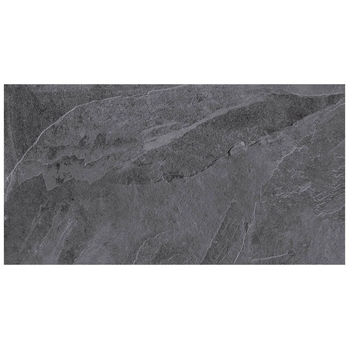 EMOTION CERAMICS - Porcelanato 75x150 cm AURA ANTRA Antracita 1.13 m2