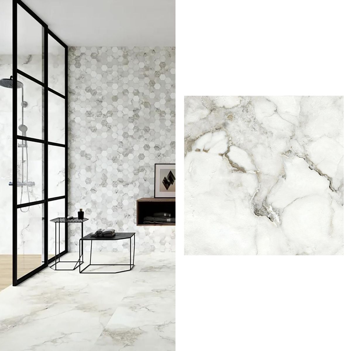 Porcelanato 100x100 cm Vintage Blanco 1 m2, marca CICOGRES - Foto Principal