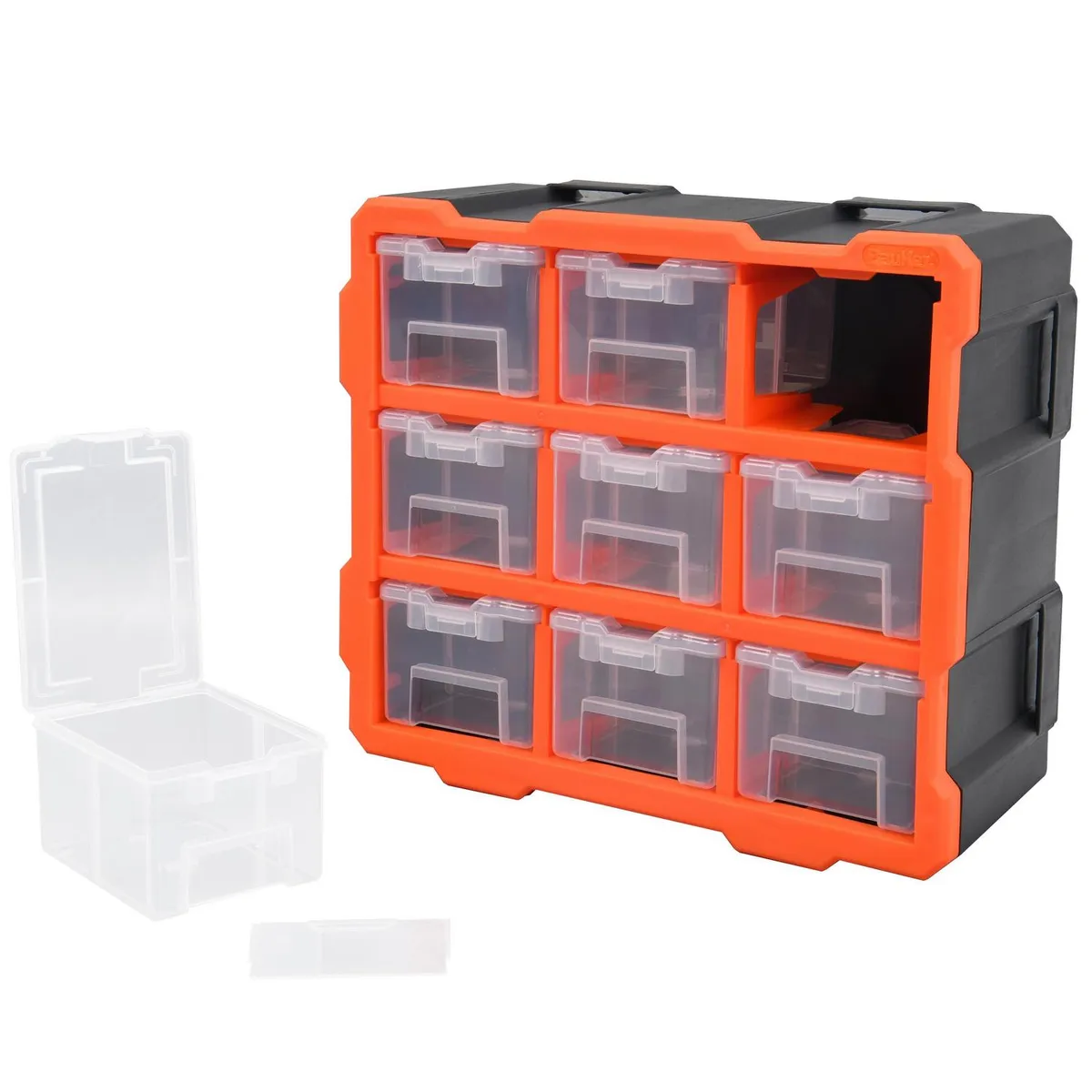 BAUKER - Organizador de herramientas 9 compartimientos