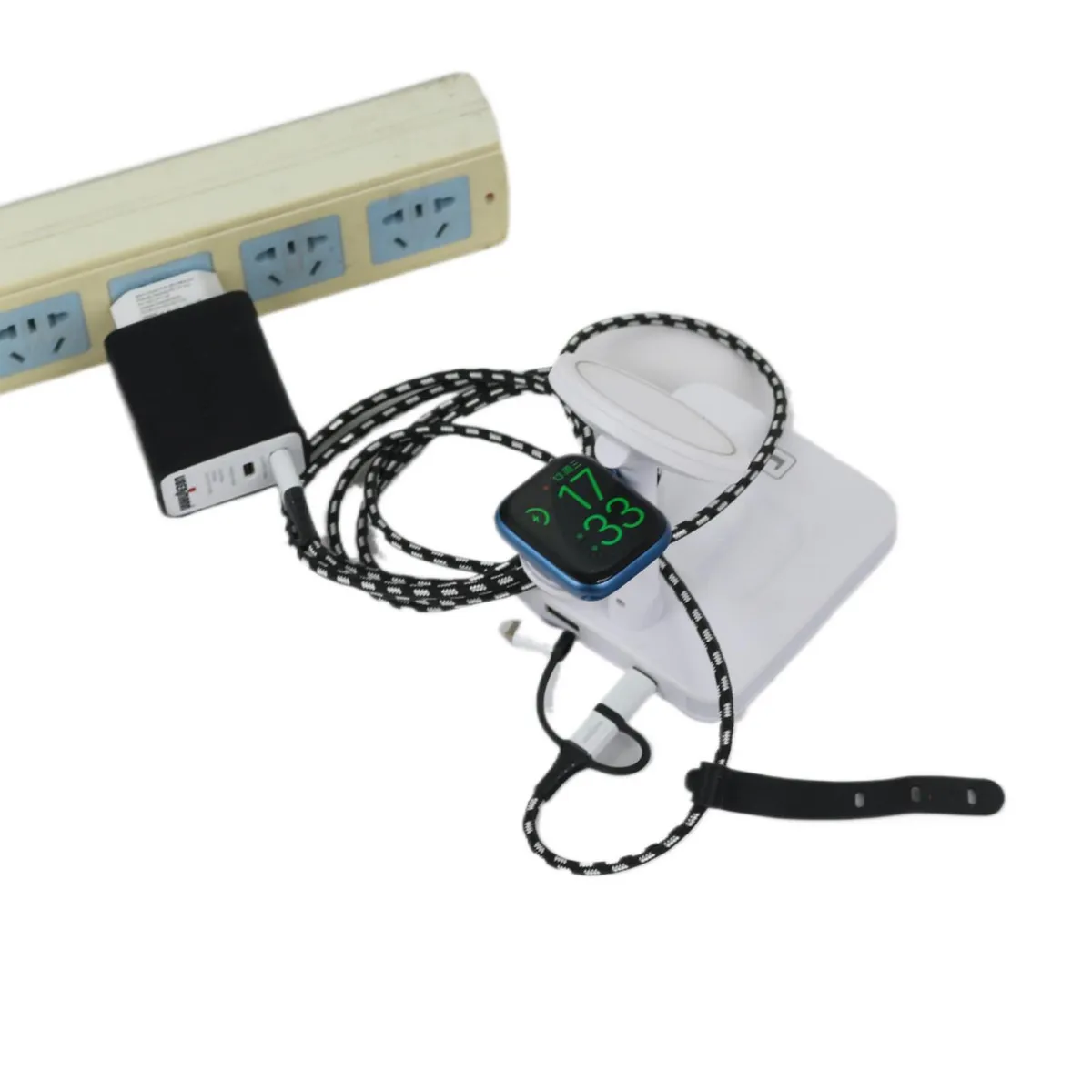 UBERMANN - Cable carga rápida USB 3 en 1 hecho con Kevlar