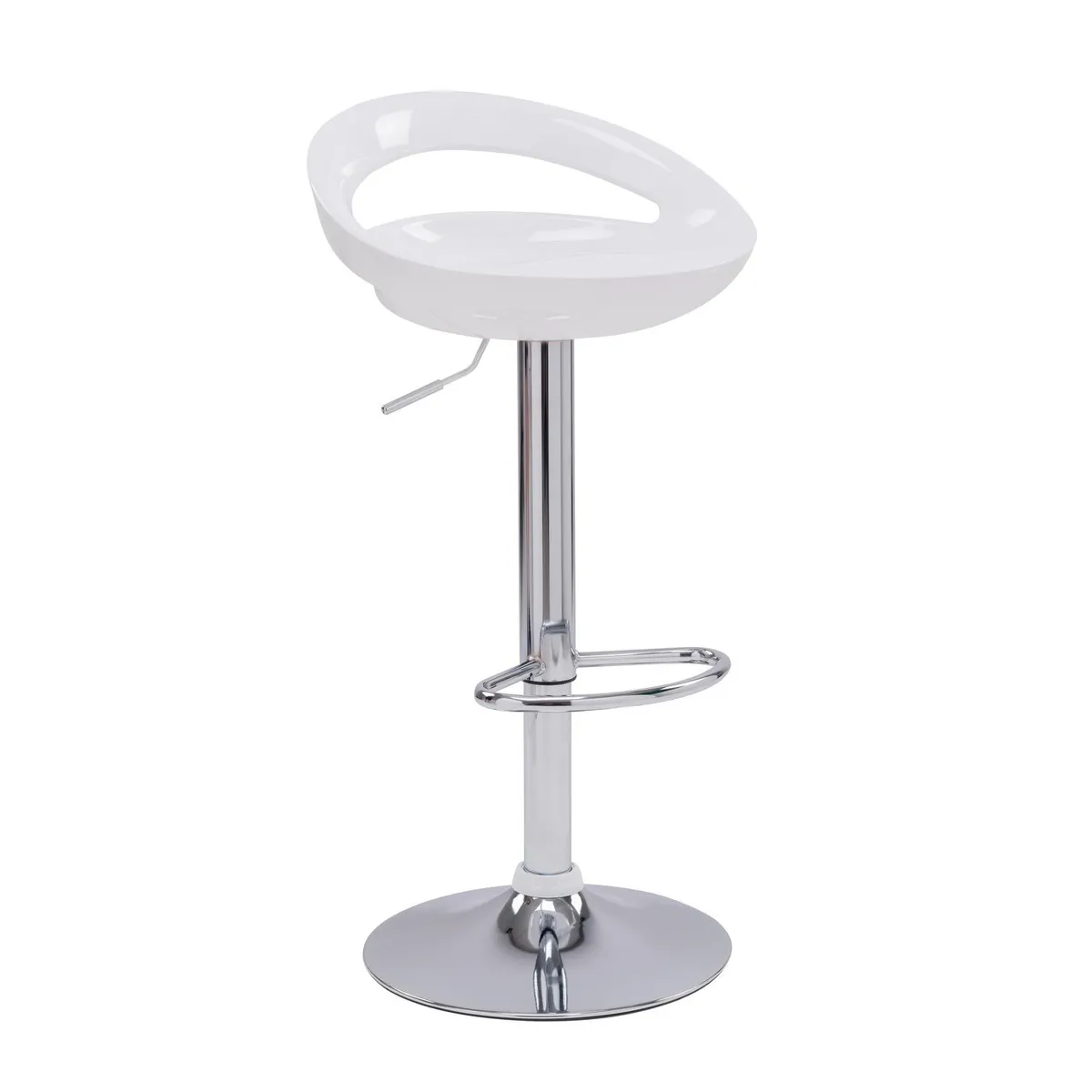 JUST HOME COLLECTION - Silla Bar Luna Blanco 98x46x40 cm
