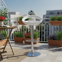 Silla Bar Luna Blanco 98x46x40 cm