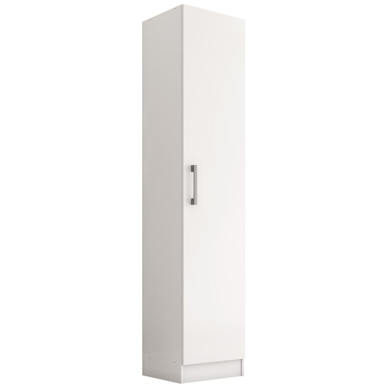 Mueble Utilero 1 puerta Blanco 161x35x32 cm
