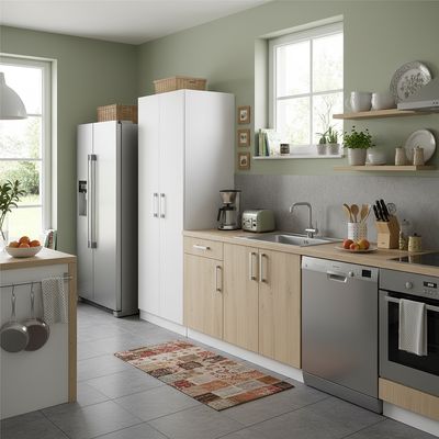 Imagen 2 del producto Despensa 2 puertas Blanco 162x61x32 cm