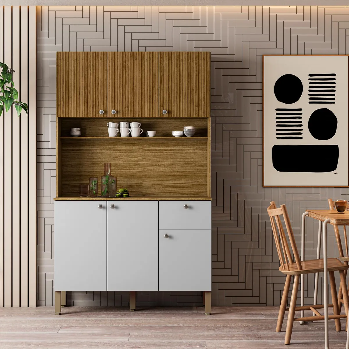 KIT PARANA - Kit Mueble Cocina Style 185x111x26 cm