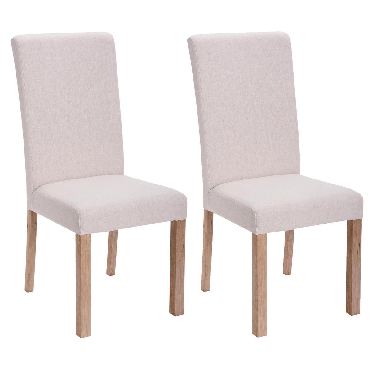 HOMY - Set de 2 Sillas Lyon Roble 98x44x56 cm