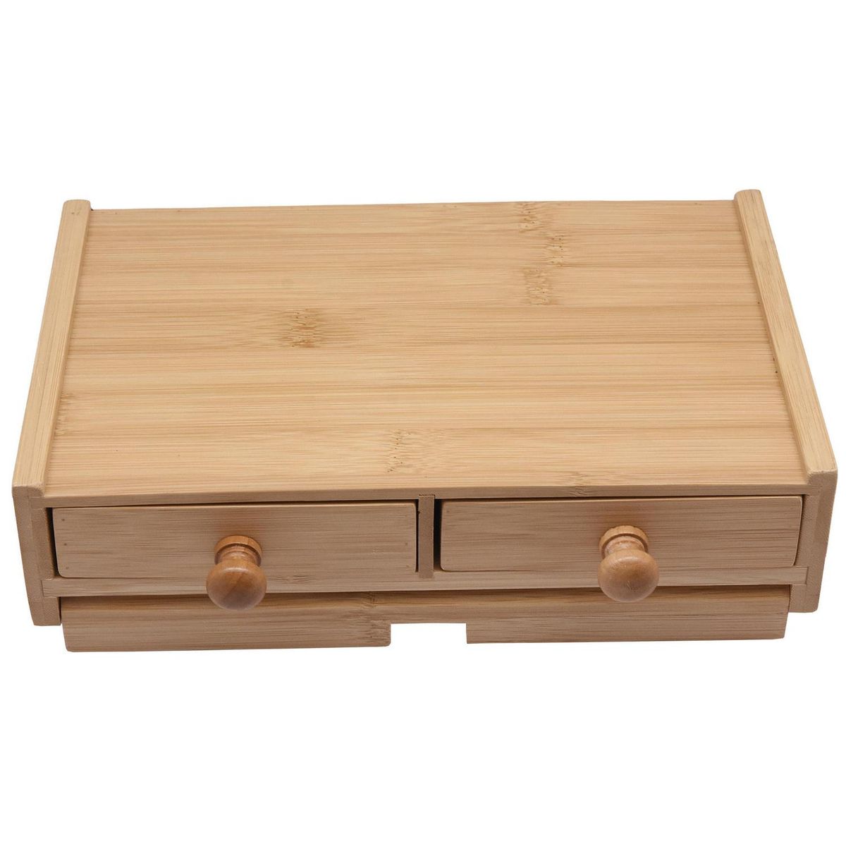 JUST HOME COLLECTION - Porta laptop con cajones bambú