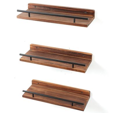 Set de Repisas 3 Nivel(es) 40x5x15 cm Caf/Negro