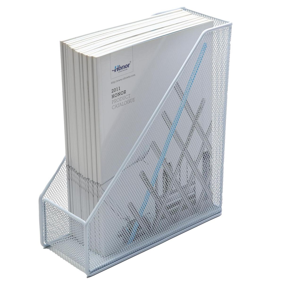 JUST HOME COLLECTION - Organizador de archivos blanco