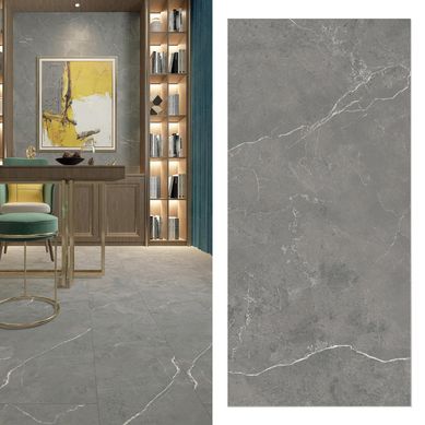SPC Piso Vinlico 4 mm 30.5x61 cm DELLA Gris 2.42 m2