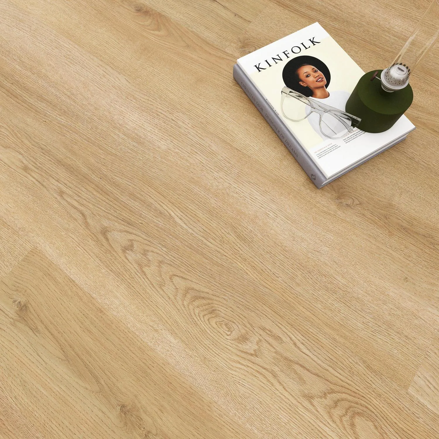 HOLZTEK SPC Piso Vinílico 3.2 mm 18.2x122 cm NATURAL PINE Café