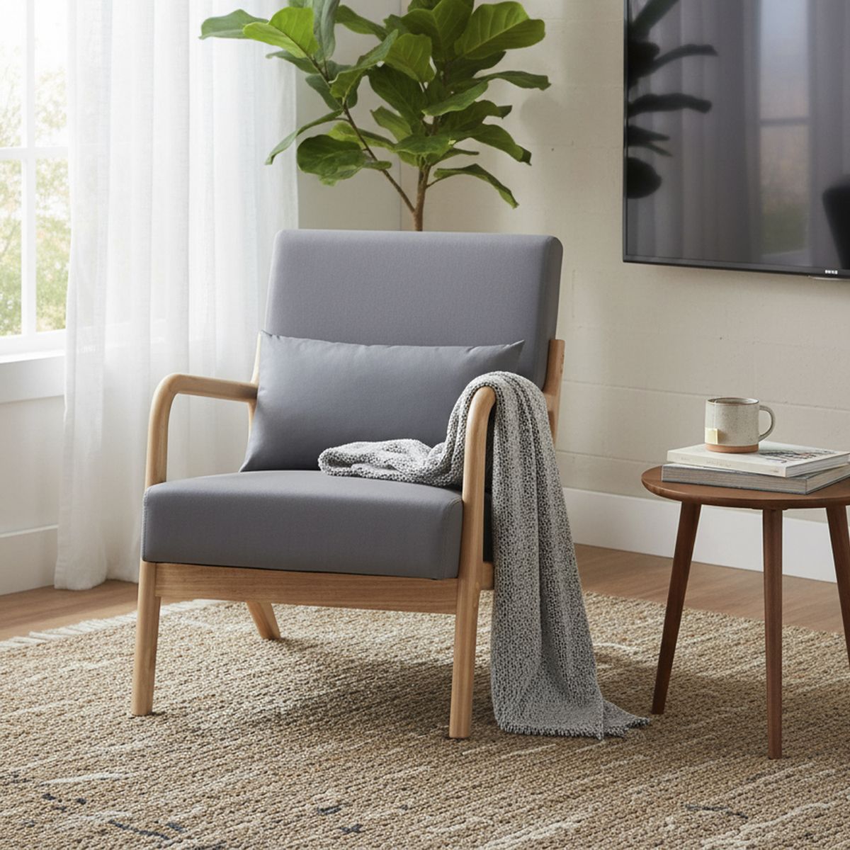 JUST HOME COLLECTION - Poltrona 1 cuerpo Bodo 60x76x73 cm 