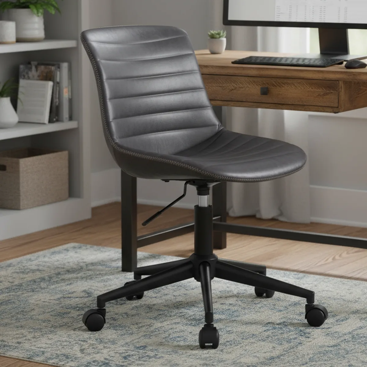 JUST HOME COLLECTION - Silla Escritorio Pepe Black