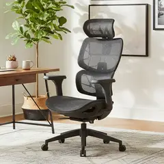 JUST HOME COLLECTION - Silla Escritorio Ergonómica Belisa Black