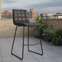 Silla Bar Belma Negro 95x42x54 cm