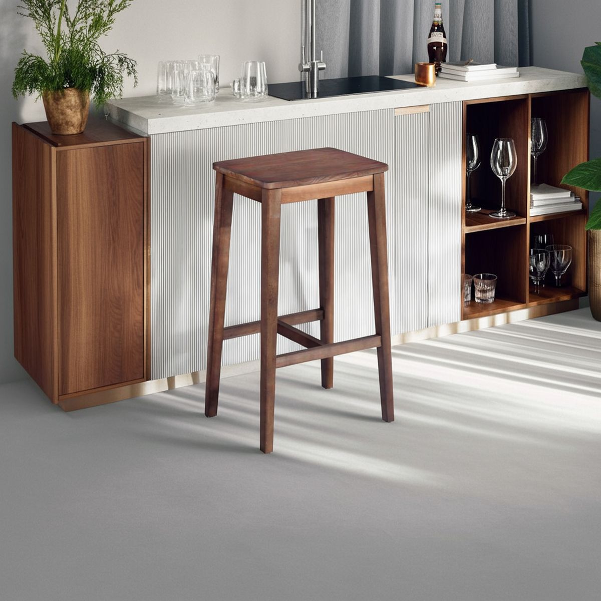 JUST HOME COLLECTION - Silla Bar Syring Café 73x40x30 cm