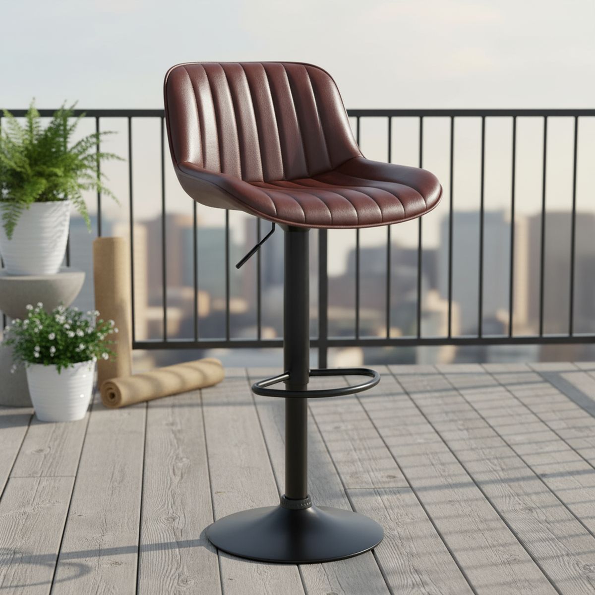 JUST HOME COLLECTION - Silla Tacels Café 105x48x49 cm