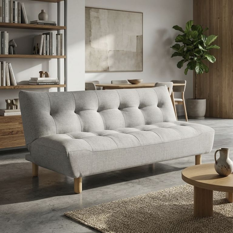 maison lulu pinot Isabel hood グレー　litmus JUST HOME COLLECTION Futón Carioca Gris claro 191x122x91 cm