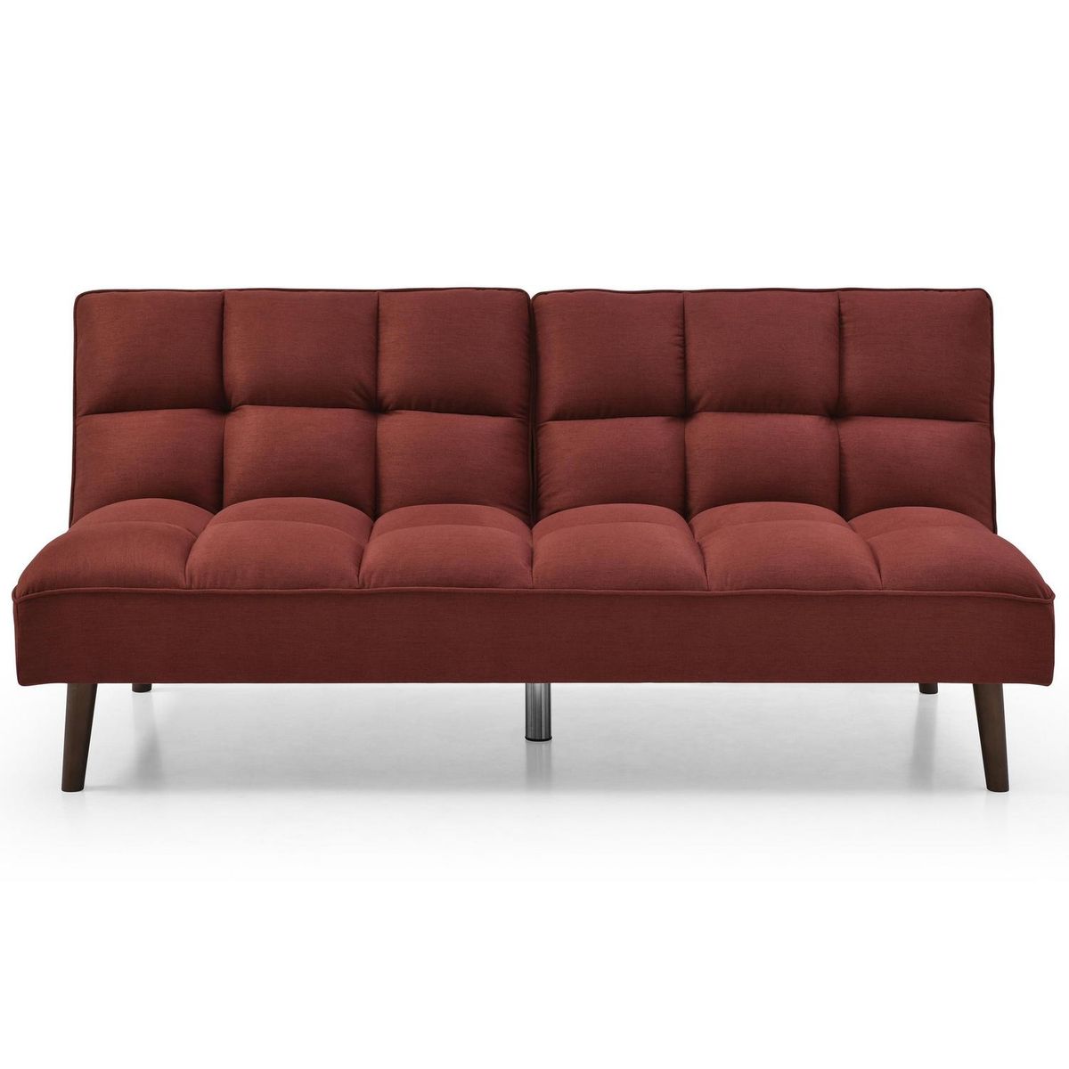 JUST HOME COLLECTION - Futón Artfort Rojo oscuro 182x115x86 cm