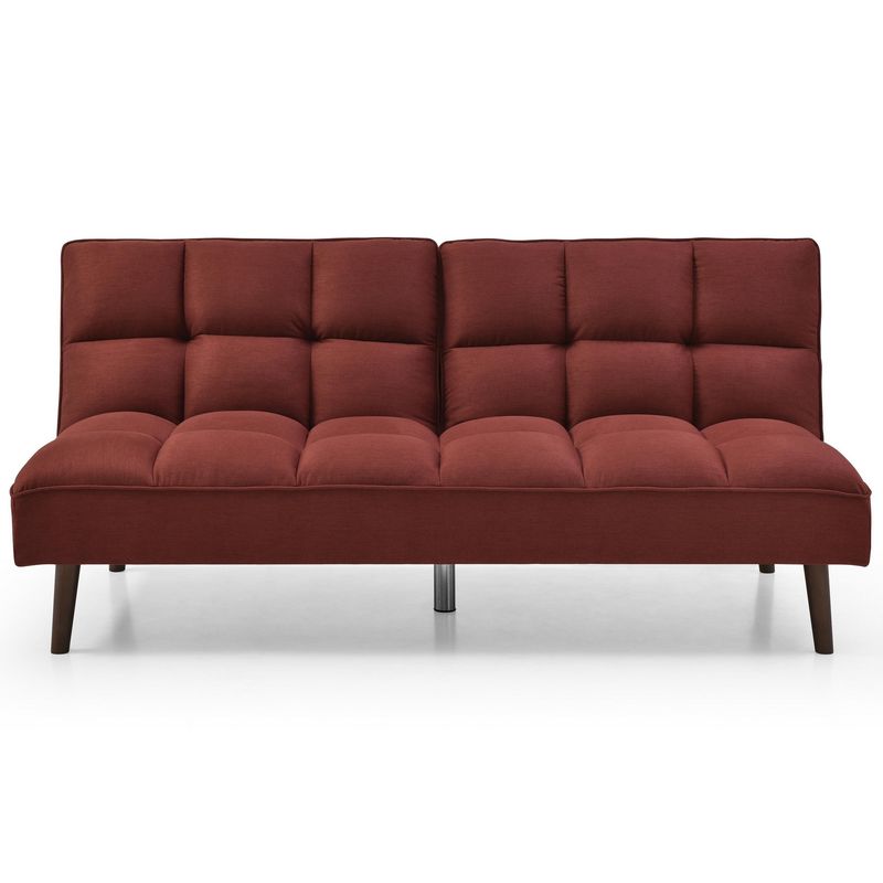 JUST HOME COLLECTION - Futón Artfort Rojo oscuro 182x115x86 cm