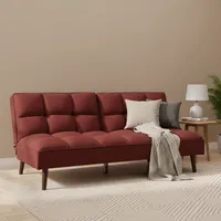 Futón Artfort Rojo oscuro 182x115x86 cm