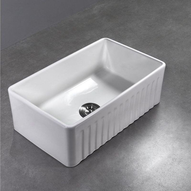 SENSI DACQUA - Lavaplatos 1 Cubeta(s) 76x25.5x46 cm Cerámica
