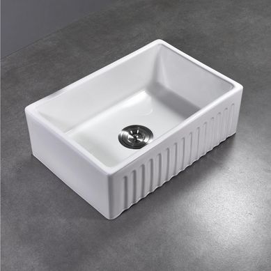 Lavaplatos cermico rectangular 46X61X25,5 cm