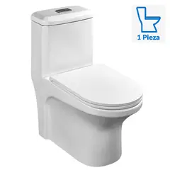 SENSI DACQUA - Sanitario One piece a Piso 30,5 cm 7 Litros ROMA Blanco Mate