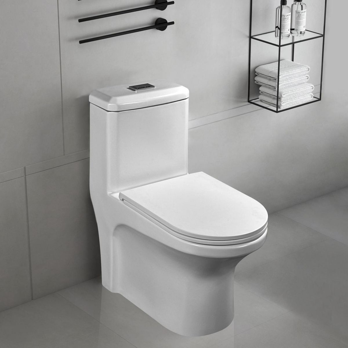 SENSI DACQUA - Sanitario One piece a Piso 30,5 cm 7 Litros ROMA Blanco Mate