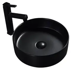 SENSI DACQUA - Lavamanos Forma Redonda Porcelana 40x12x40 cm