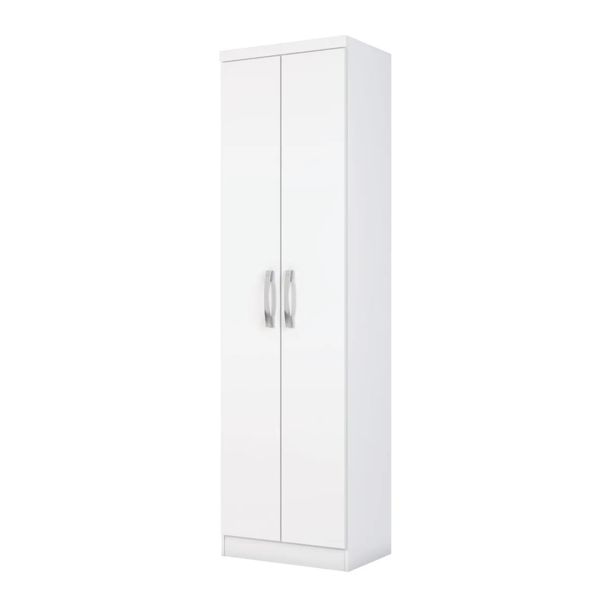 CASA BONITA - Clóset Mulfuncional 2 Puerta(s) 4 Repisa(s) 52x183x36 cm Blanco