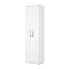 CASA BONITA - Clóset Mulfuncional 2 Puerta(s) 4 Repisa(s) 52x183x36 cm Blanco