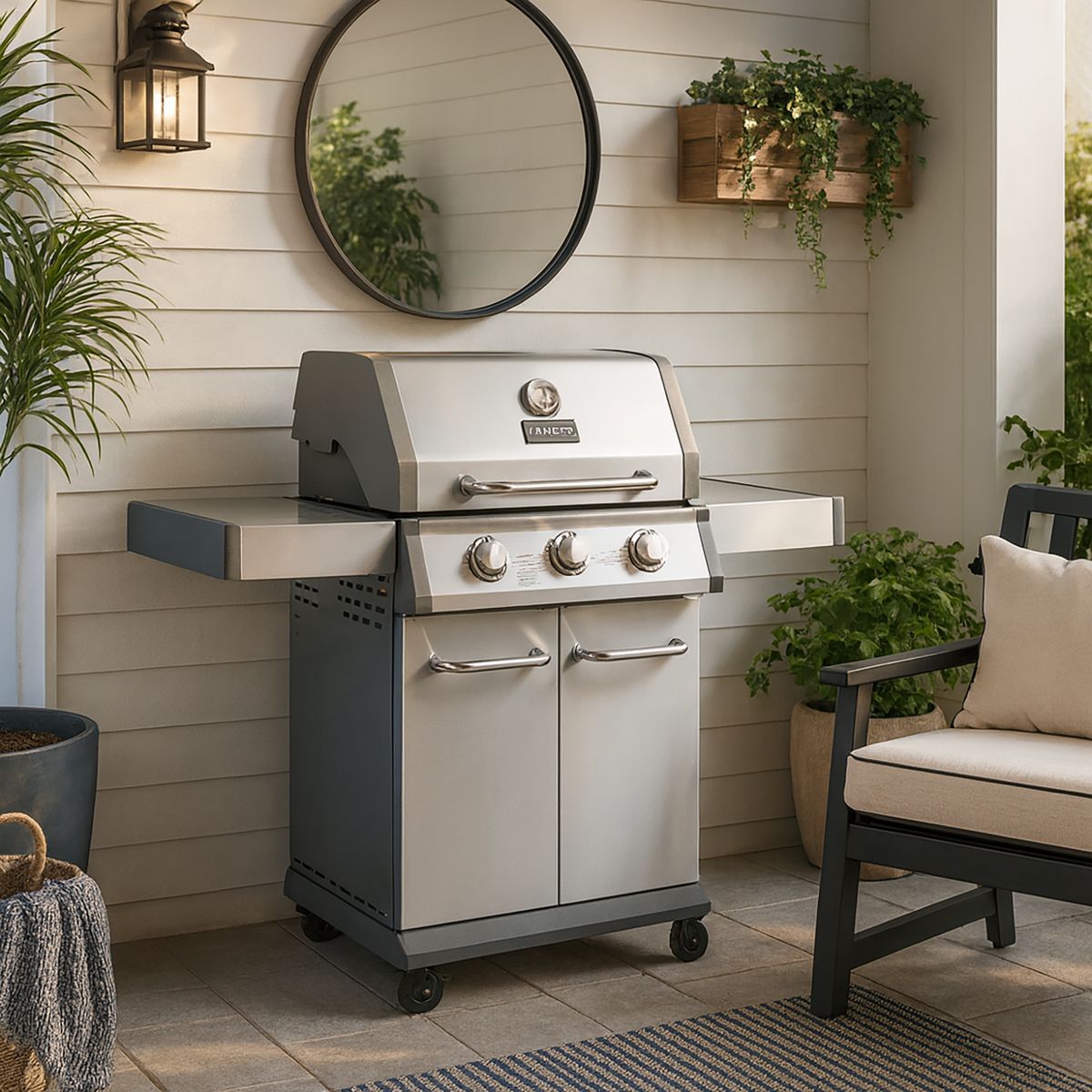 MR BEEF - Parrilla a gas Expert 3Q acero