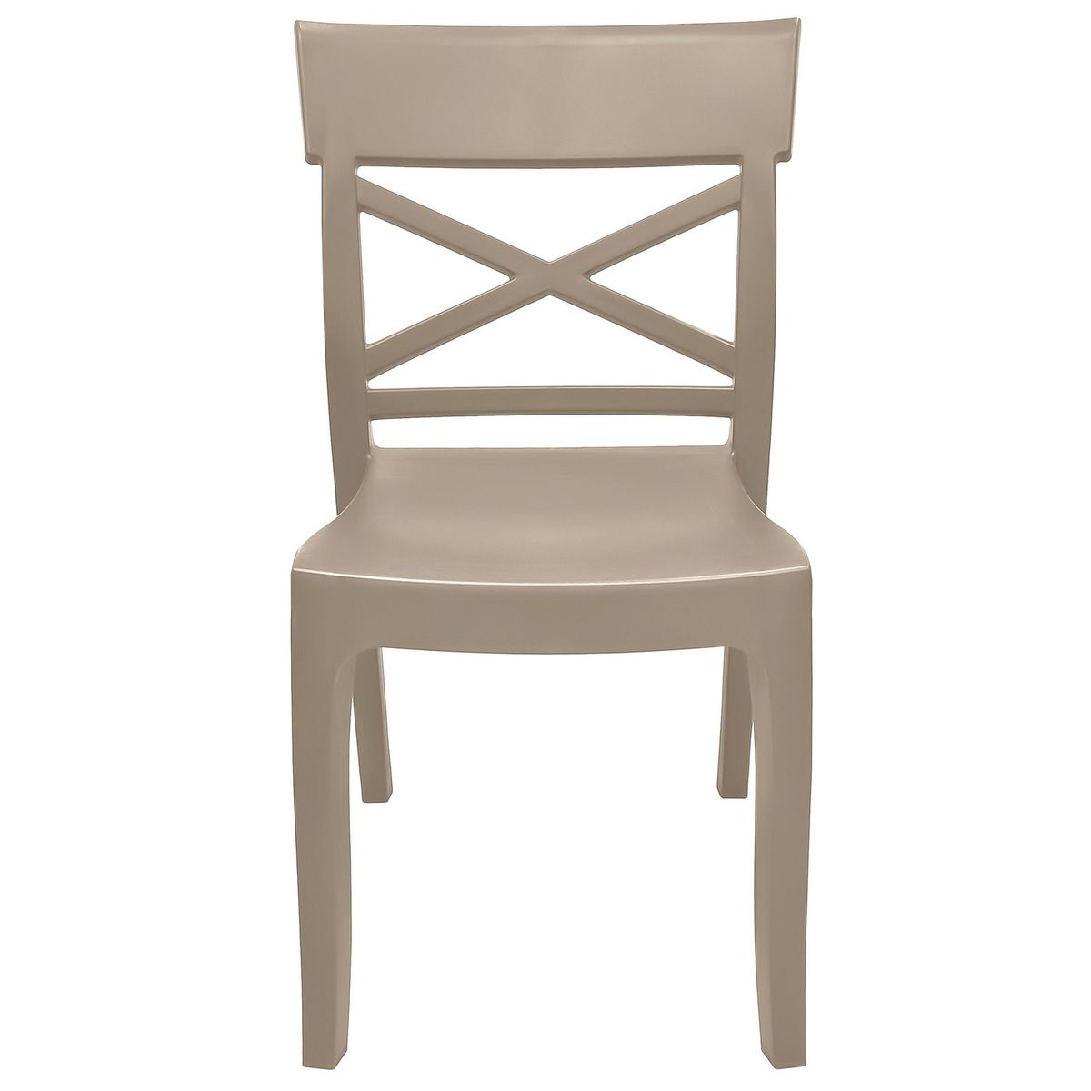 JUST HOME COLLECTION - Silla terraza resina beige