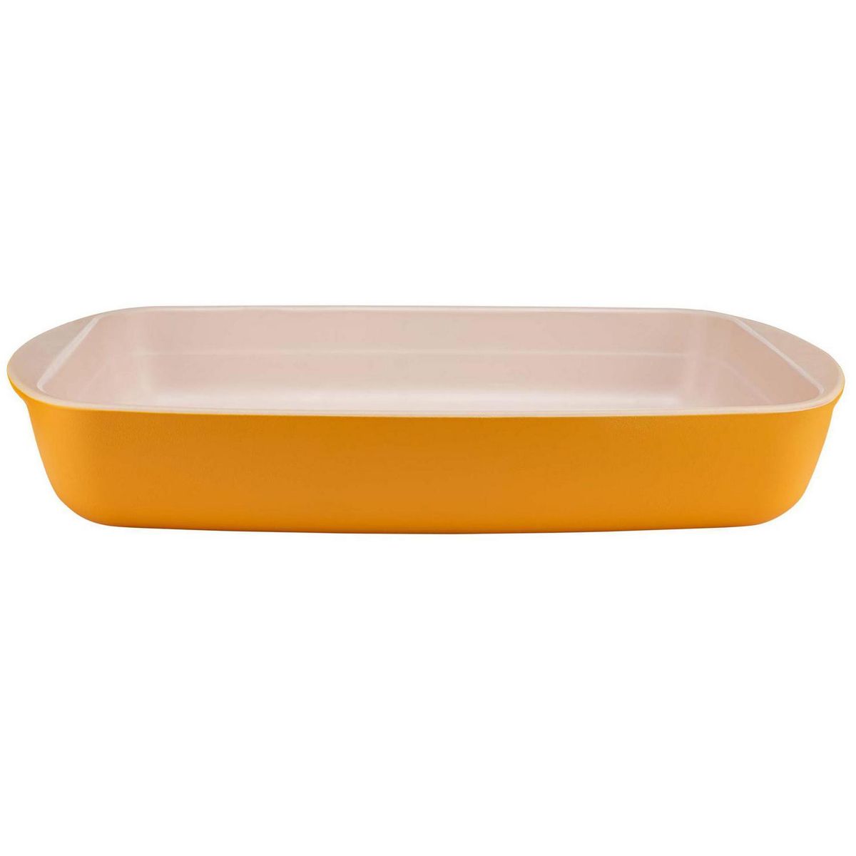 JUST HOME COLLECTION - Asadera Rectangular Just Home Collection Refractario Amarillo 2.6 Litros