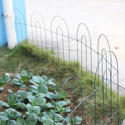 Imagen 2 del producto Set de 7 Cercos para Jardín Metal 0.44x0.585 metros Verde