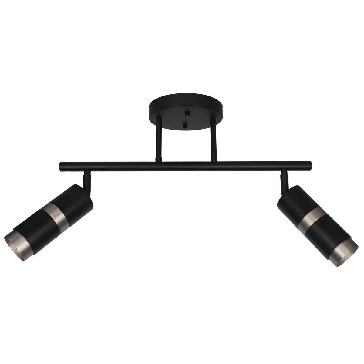 JUST HOME COLLECTION - Foco Interior Direccional Modern 2 Luces Metal Negro