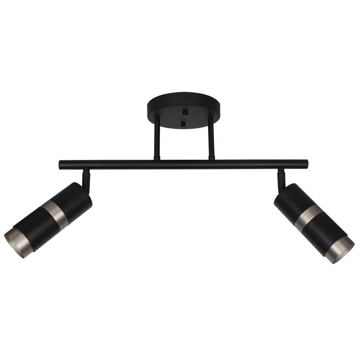JUST HOME COLLECTION - Foco Interior Direccional Modern 2 Luces Metal Negro