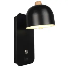 JUST HOME COLLECTION - Apliqué Led Savac Metal Negro