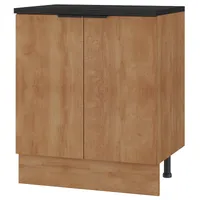 Mueble de cocina base 70 cm dos puertas con cubierta