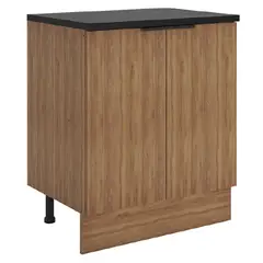 JUST HOME COLLECTION - Mueble de cocina base 70 cm dos puertas con cubierta