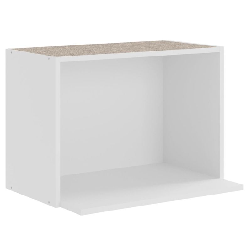 JUST HOME COLLECTION - Mueble de cocina para microondas blanco 60 cm
