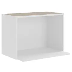 JUST HOME COLLECTION - Mueble de cocina para microondas blanco 60 cm
