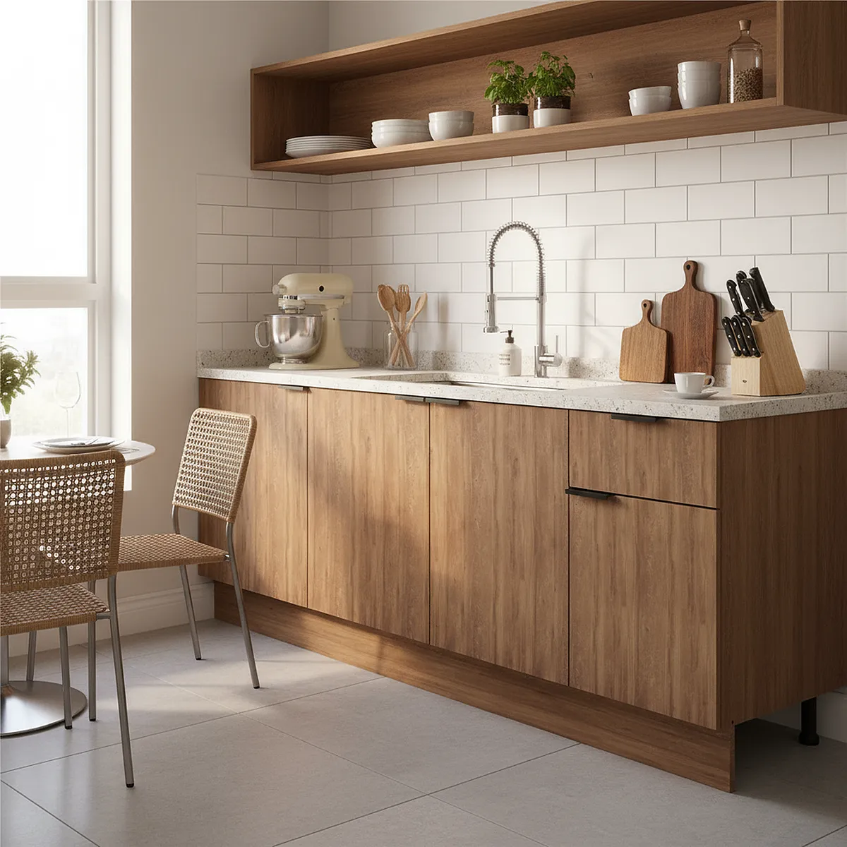 JUST HOME COLLECTION - Mueble de Cocina Base para Lavaplatos 120 cm sin Cubierta